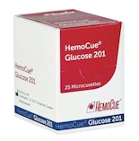 Hemocue Glucose 201 Micro cuvette  4x25 stuks.