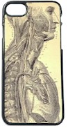 Telefoonhoesje Vintage afbeelding Anatomie van de Mens