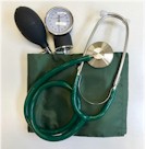 Nurse bloeddrukmeter DeLuxe Color Groen incl. stethoscoop 