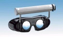 Nystagmusbril type Frenzel vaste glazen met batterijhandvat (503)